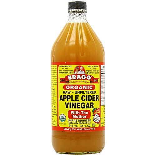 Giấm táo hữu cơ Bragg 473ml 946 ml