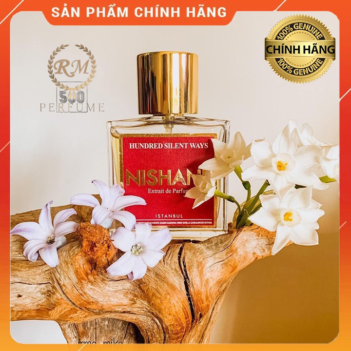 Nước hoa unisex chính hãng Nishane Hundred Silent Ways, nước hoa nam nữ giữ mùi lâu hương thơm ngọt ngào tươi trẻ dung tích 5ml/ 10ml/ 20ml