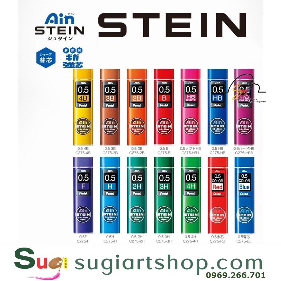 Ruột chì bấm / ngòi chì bấm pentel 0.5mm