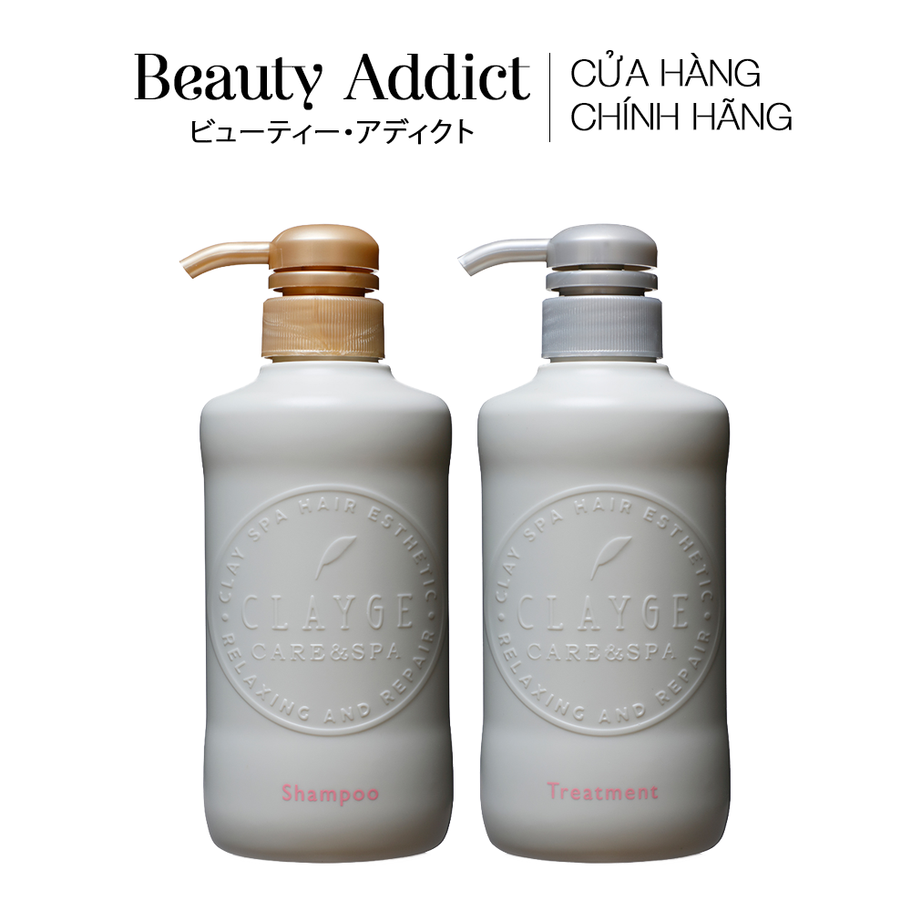Dầu gội & dầu xả clayge d đất sét khoáng - nhật bản 500ml - nhật bản 500ml