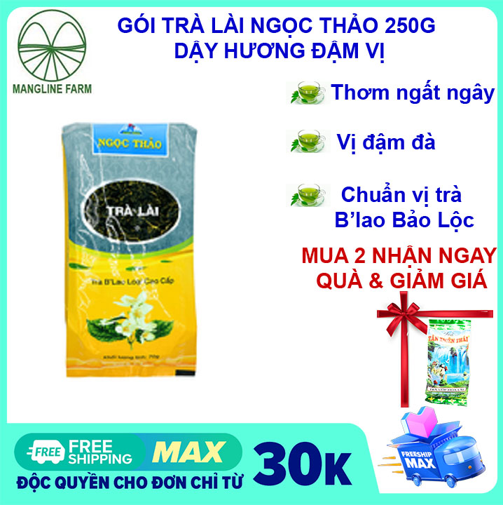 Trà lài Ngọc Thảo 250g đồ uống thơm ngon đặc sản Đà Lạt