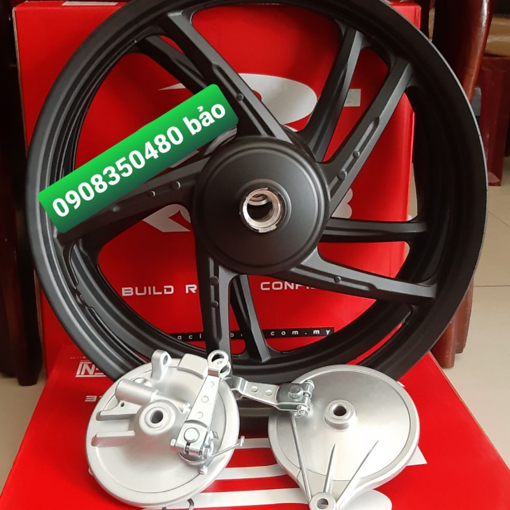 BÁNH Mâm 5 cây rs thắng đùm kèm má đùm trước sau gắn cho WAVE Rem