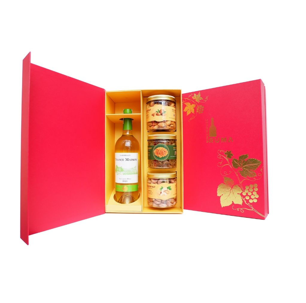 Set quà tặng doanh nghiệp Ruma vang Pháp France Maison