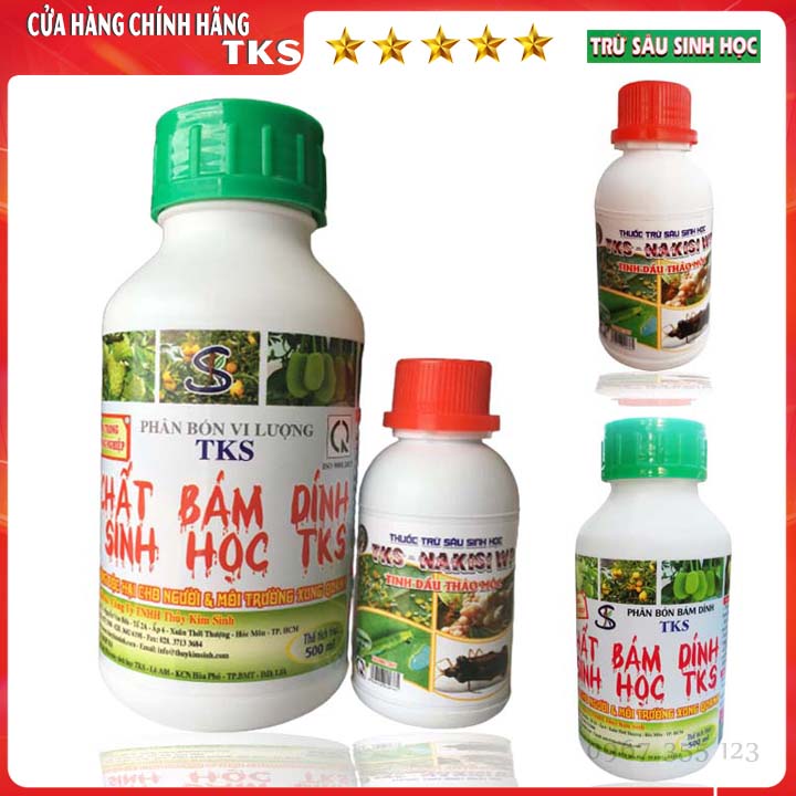 [COMBO]  TRỪ SÂU SINH HỌC Thảo Mộc Nakisi  và Bám Dính An Toàn, Không Cần Cách Ly