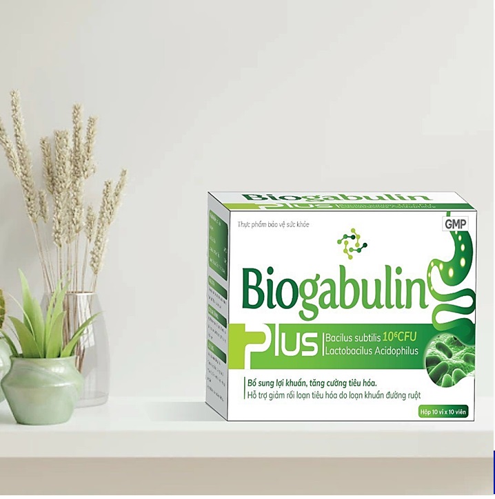 Men tiêu hóa Biogabulin - men vi sinh bổ sung lợi khuẩn