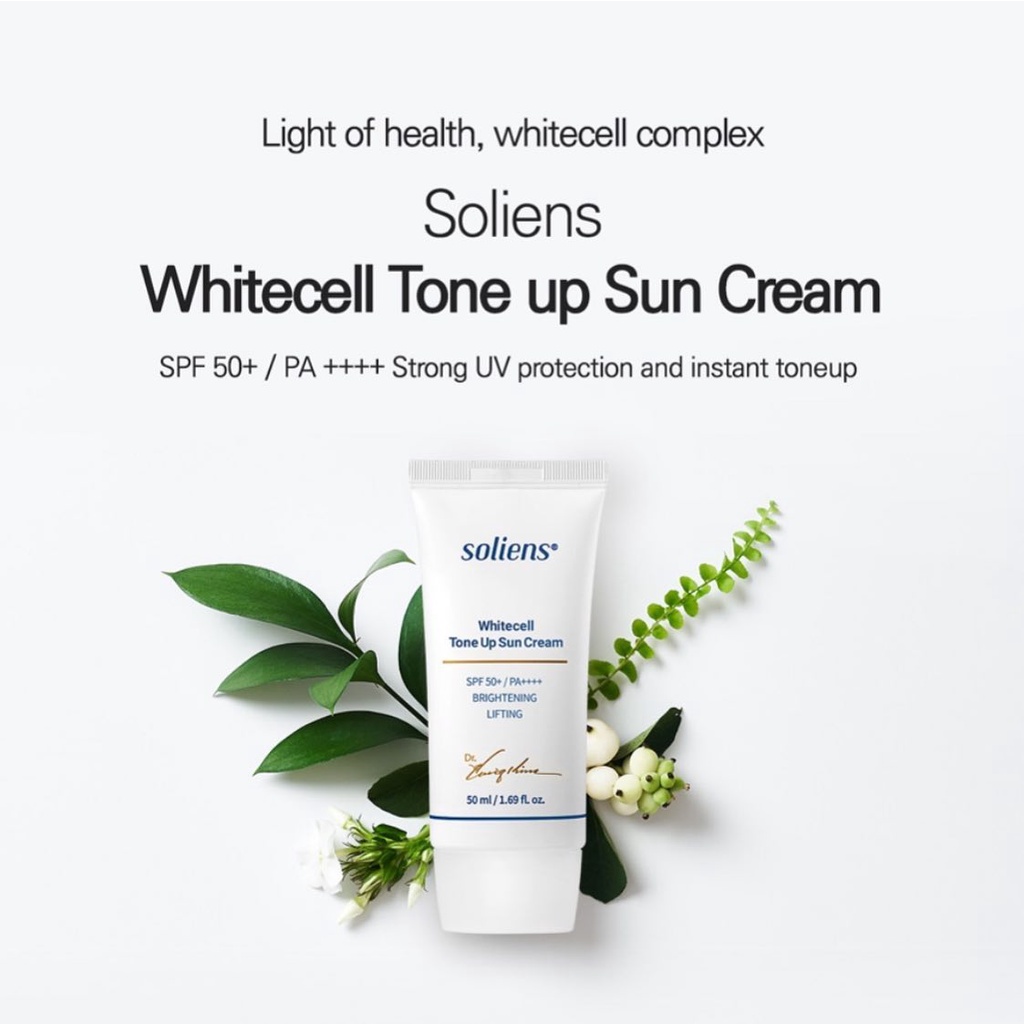 Kem Chống Nắng Soliens Whitecell Tone up Sun Cream