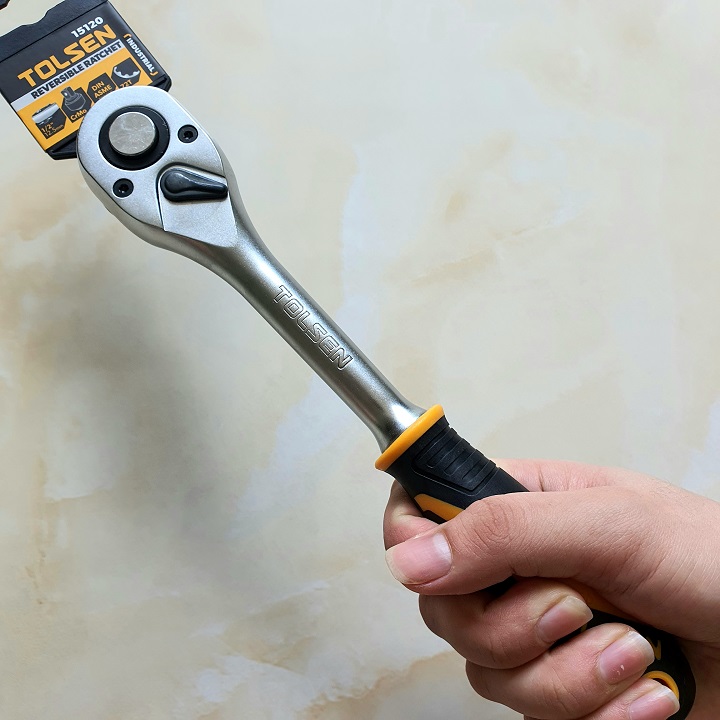 Cần siết tự động hai chiều 1/2″ hãng Tolsen cao cấpTay vặn tự động, Cần tuýp, Tay vặn khẩu đảo chiều, Cần tay lắc, tay lắc tự động (Bộ tuýp Tolsen)