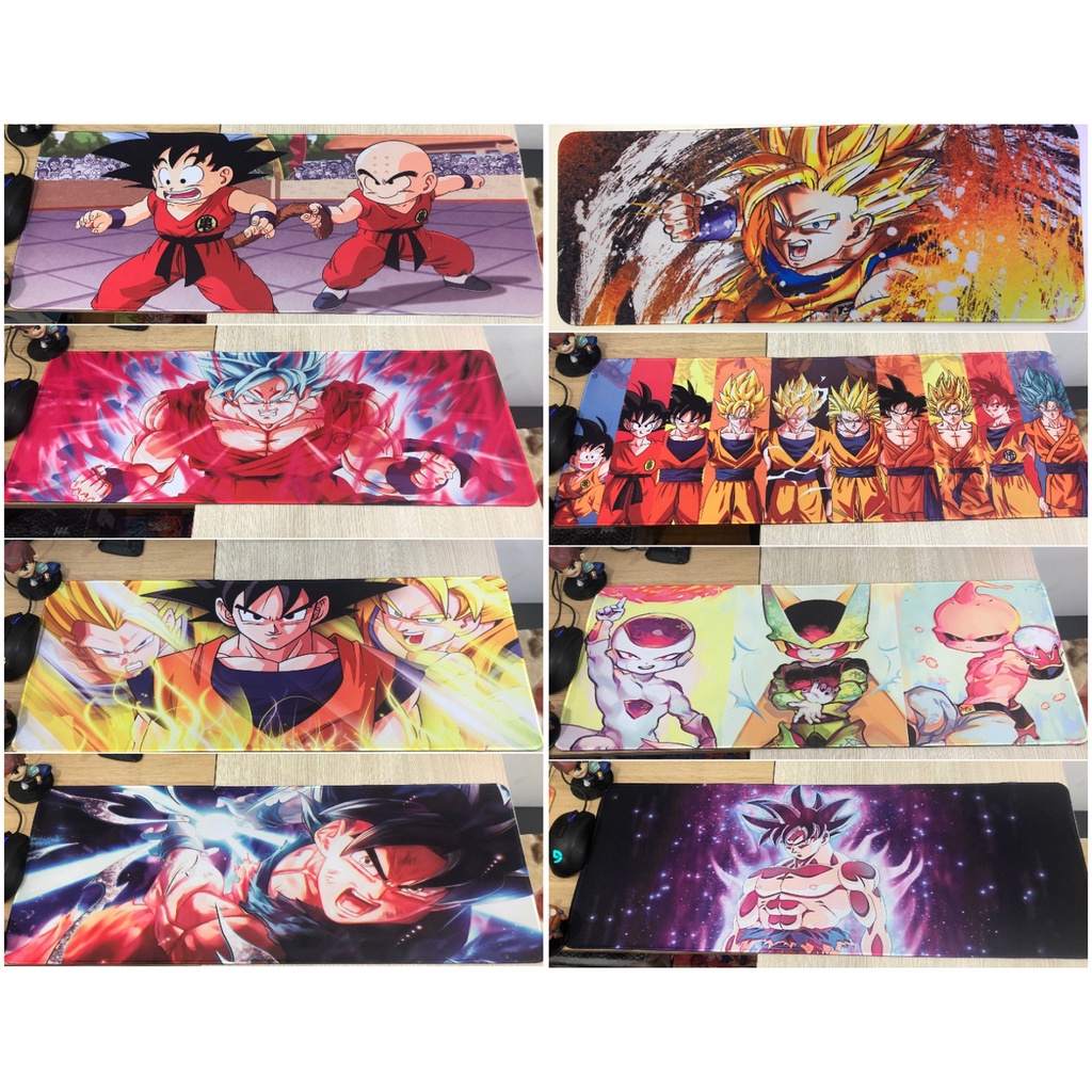 Lót chuột chuyên game Size Lớn bảy viên ngọc rồng dragon ball 80x30cm
