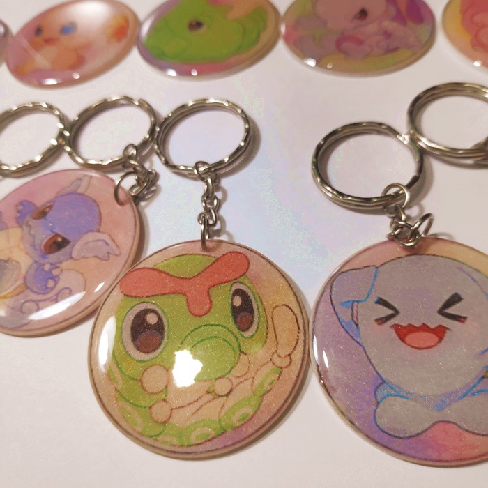 Móc khóa pokemon cute handmade