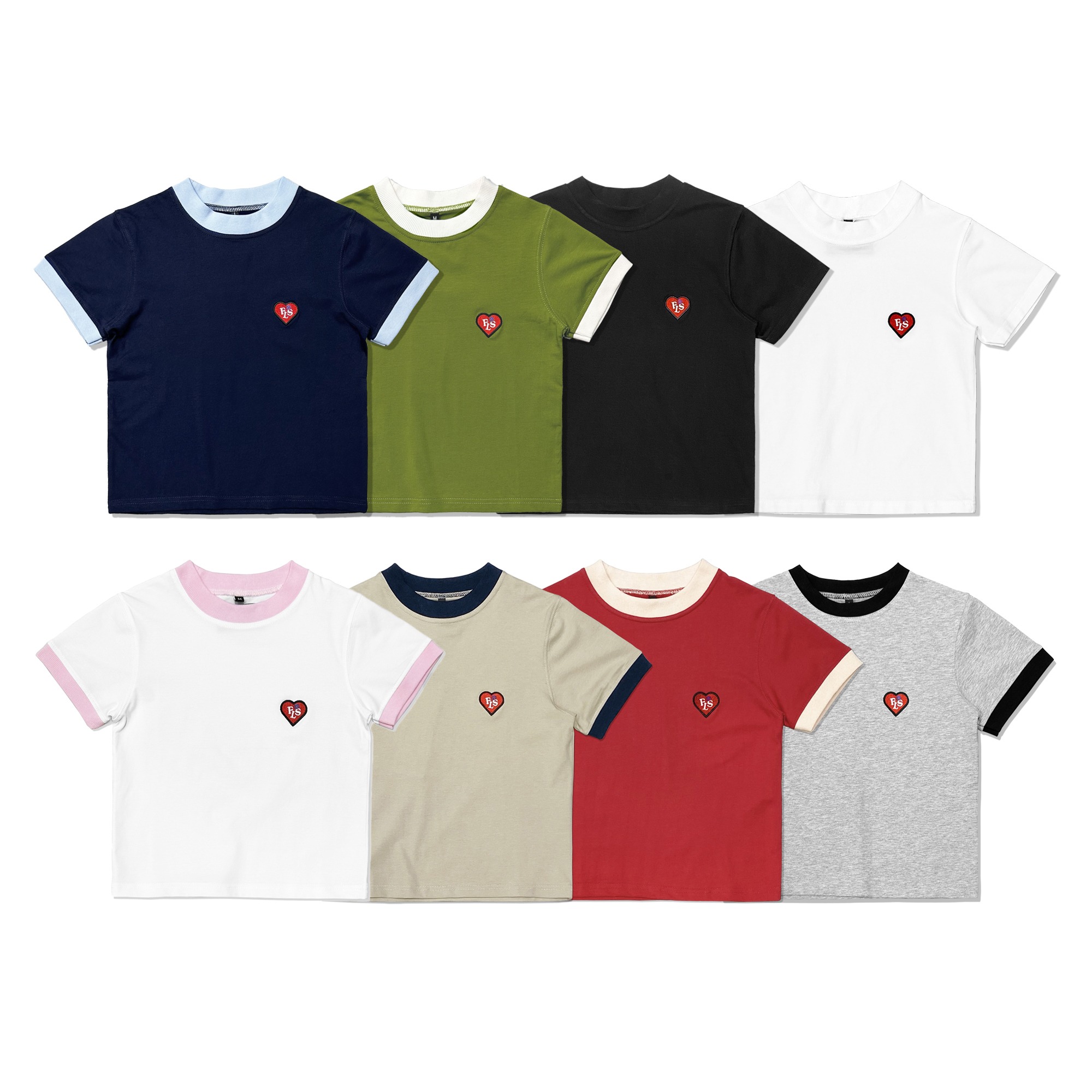 Áo thun croptop fearless fls heart