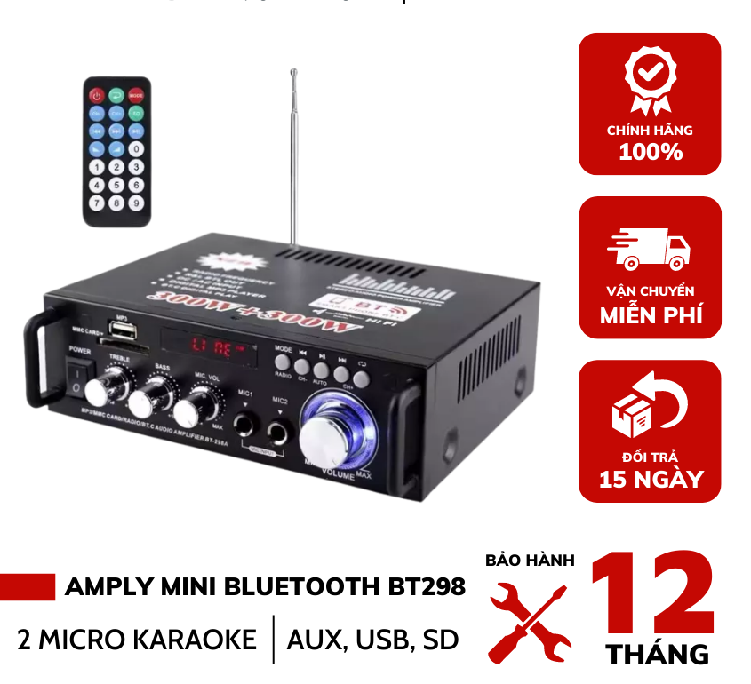 [Trả góp 0%][ Có Video Test ] Amply 16 sò lớn Toshiba nhật bản Ampli Bluetooth Sân Khấu Karaoke Hội Thảo Gia Đình Cali.D&amp;Y PA-7900 - 2400W Kết nối Bluetooht Usb Thẻ nhớ. Tặng dây Av 4 đầu tốt.
