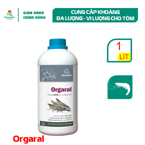 "Hoàn tiền đến 10%" Vemedim Orgaral for shrimp, cung cấp khoáng cho tôm, chai 1lit