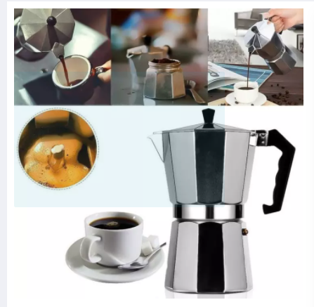 [SALE SỐC XẢ HÀNG] Ấm Pha Cà Phê Nhôm Siêu Tốc - Có Thể Sử Dụng Là Ấm Pha Trà, Pha Chè - Chất Lượng Cao 450ML