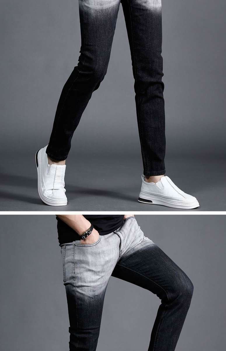 Quần jean nam loang màu hàng quảng châu vải mềm co dãn chuẩn shop PN FASHION kv4