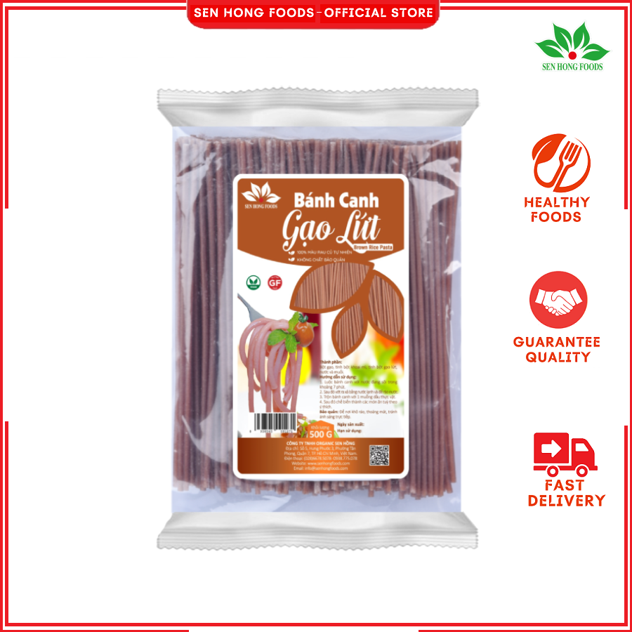 Bánh canh gạo lứt sen hồng 500g