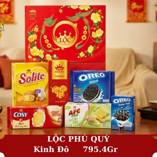  TẾT  HỘP BÁNH KINH ĐÔ LỘC PHÚ QUÝ 795.4GR-   15513 