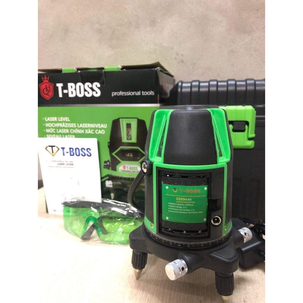 Giá rẻ!!!! máy laze cân bằng bắn cốt 5 tia xanh t-boss t269