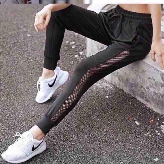 [HCM]Quần jogger lưới nữ