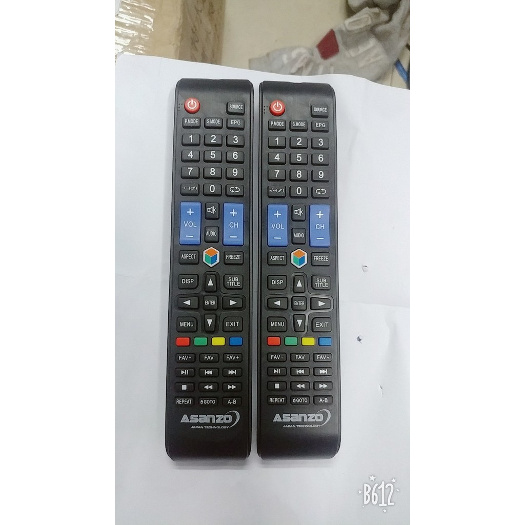 Điều khiển tivi smart ASANZO dòng internet.