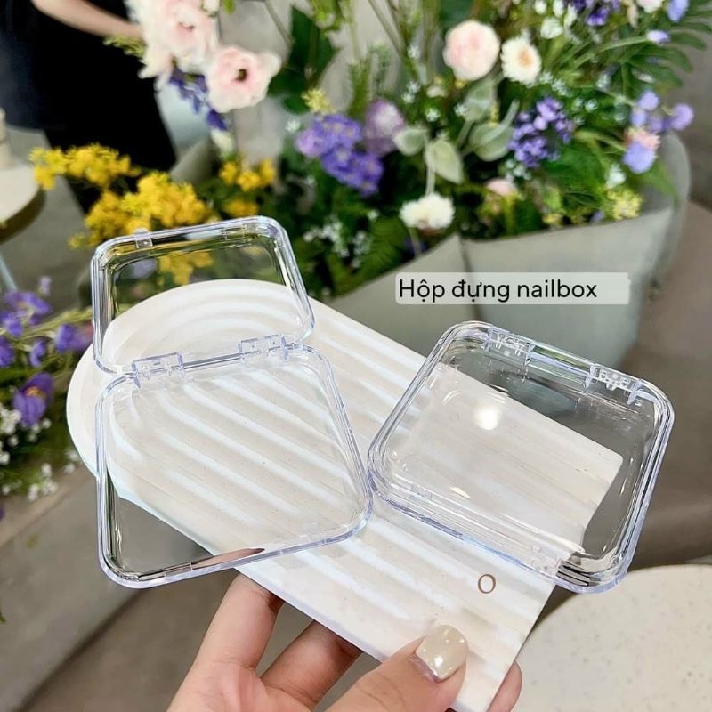 Hộp đựng nailbox cao cấp - Hộp đựng móng giả mẫu mới