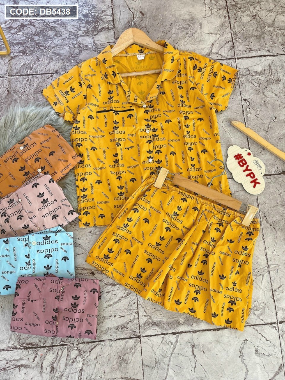 Bộ Pijama đùi chất mịn mát freesize 40-55kg