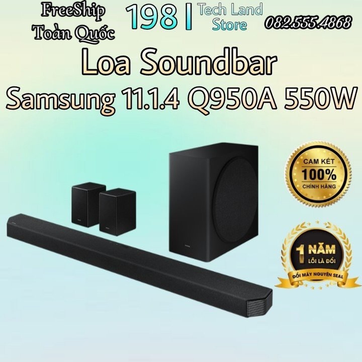 [FREE SHIP TOÀN QUỐC]Loa Samsung Soundbar HW-Q950A 11.1.4ch  550W Mới Nhất Năm 2021 - Hàng chính hãng [Bảo Hành 12 Tháng]