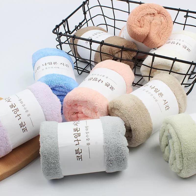Khăn tắm bó tròn cao cấp hàn quốc bông mềm (70 CM x140 CM)