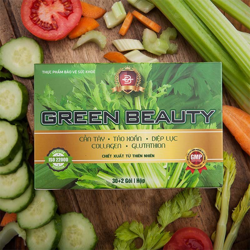 Nước Ép Cần Tây Green Beauty Hương Vị Lá Nếp