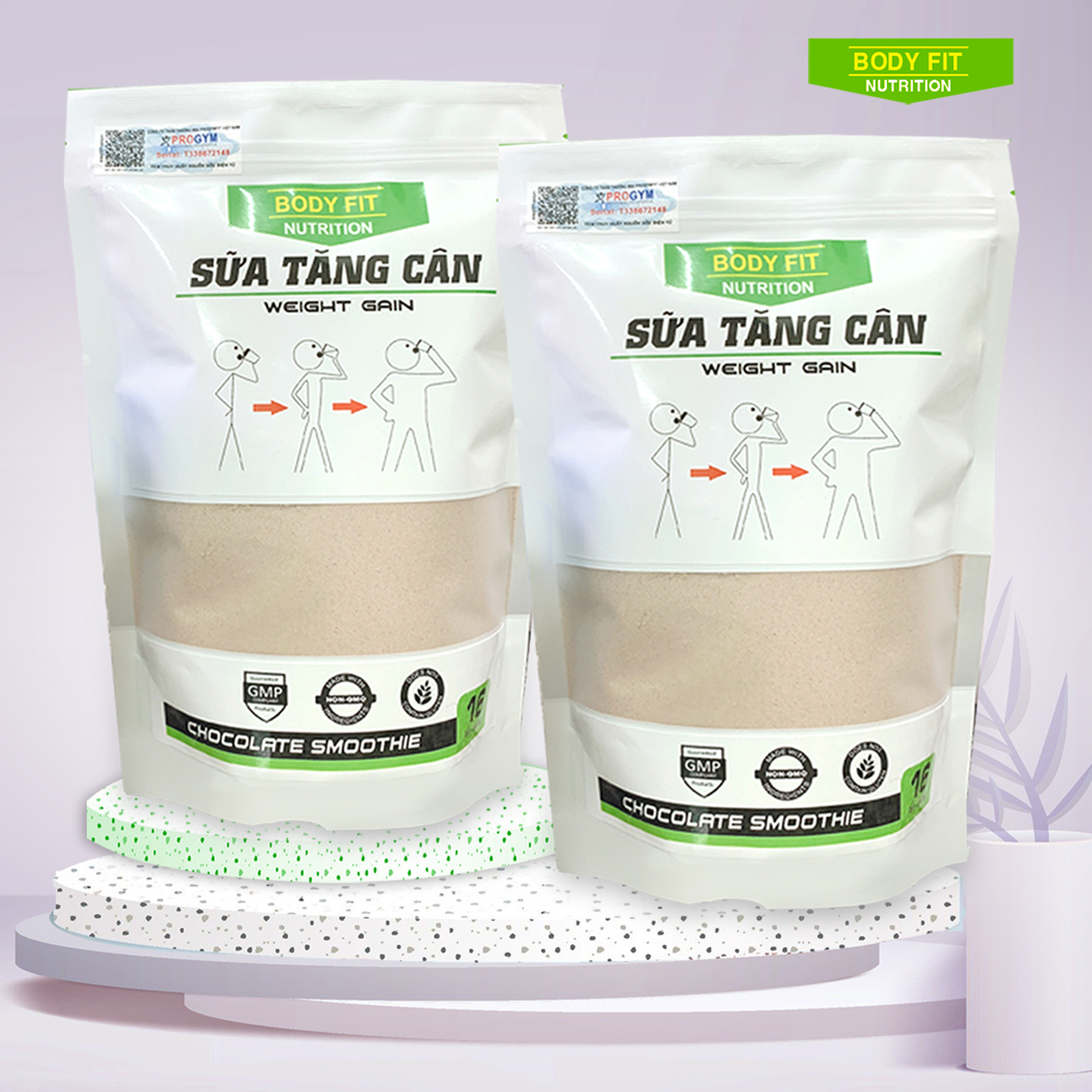 COMBO 2 túi Sữa Tăng Cân BodyFit - Weight Gain