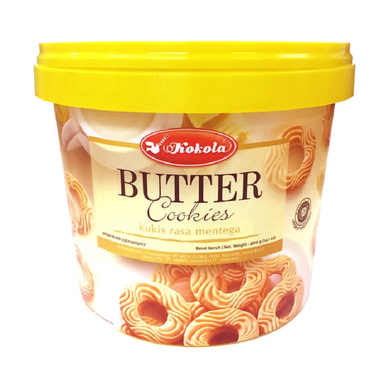 Bánh quy xô kokola 400gr vị bơ