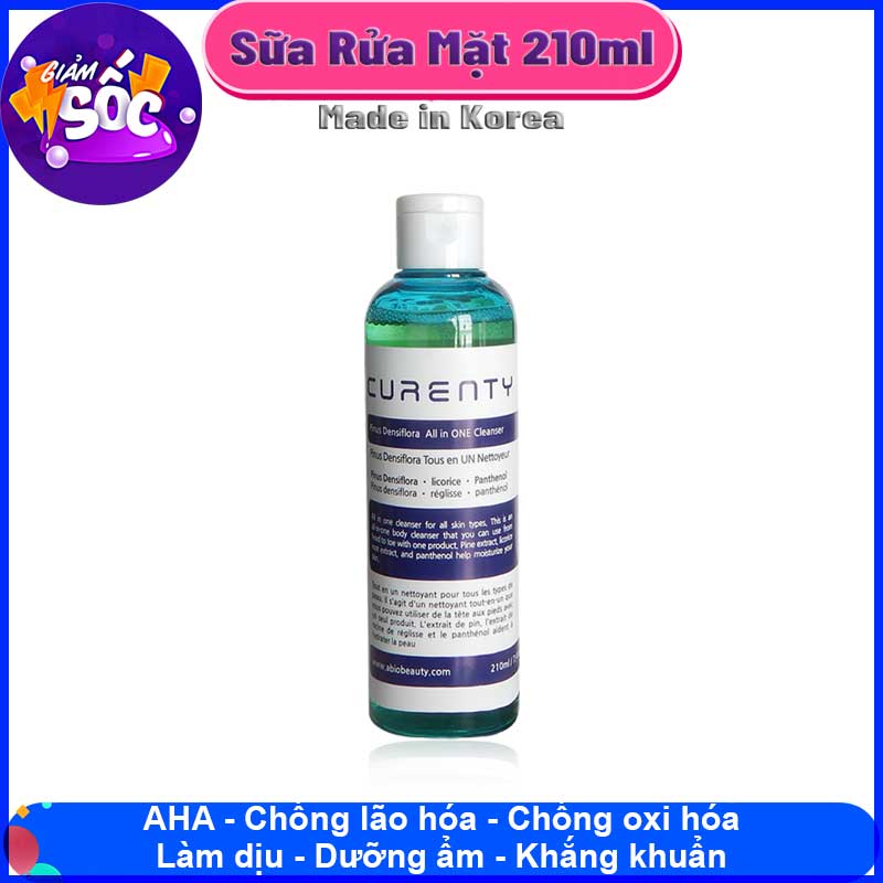 Giảm sốc 1 chai sữa rửa mặt đa dụng nhập khẩu hàn quốc , chai 210ml