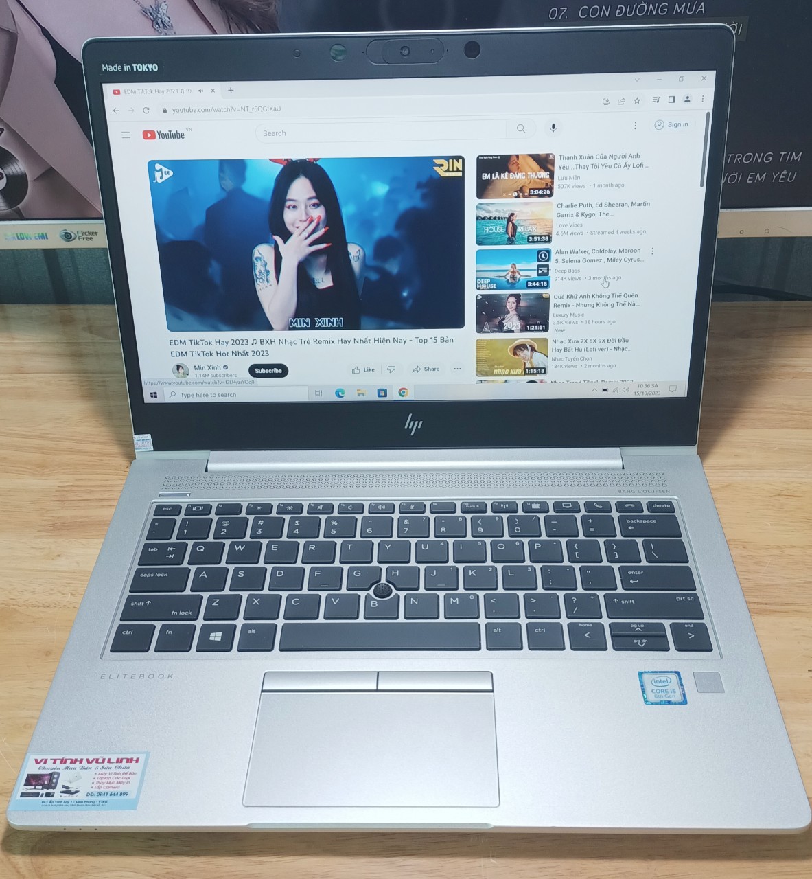 Laptop HP 830g5, core i5 gen 8, ram 8gb, ssd 256gb, màn hình 13.3 inch fhd