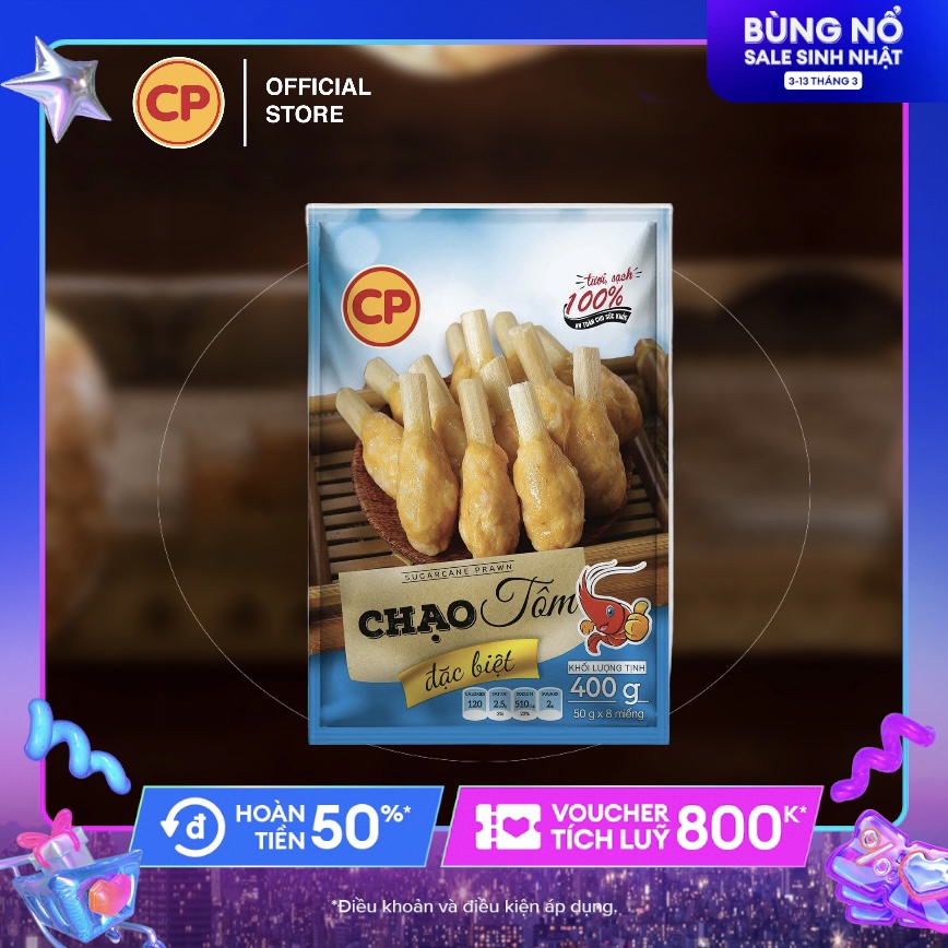 Cp chạo tôm cao cấp - 400g - sản phẩm từ hải sản cao cấp, 100% truy xuất nguồn gốc rõ ràng