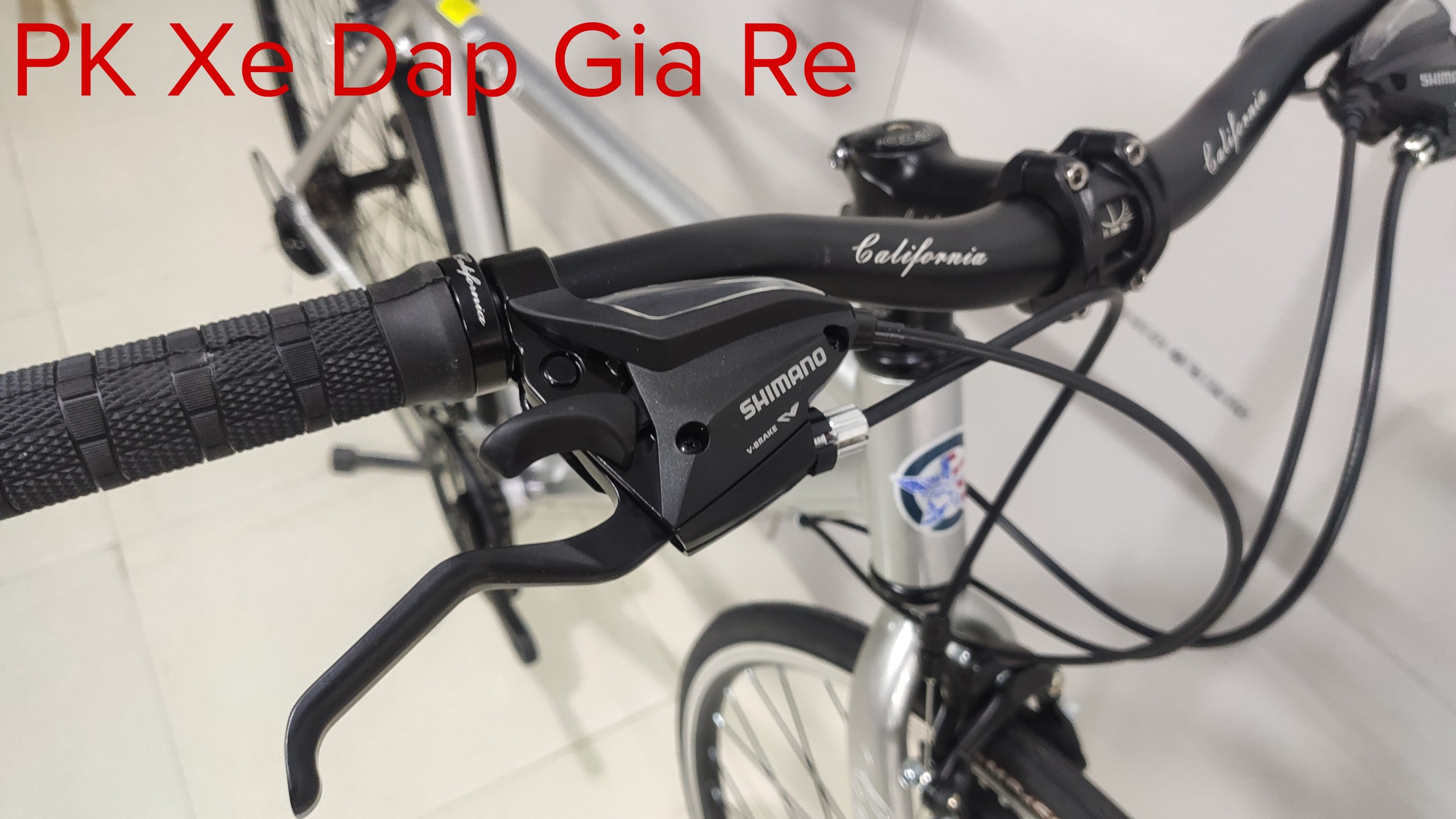 Xe đạp thể thao đường phố California City 250 Xe mới Khung nhôm bộ đề