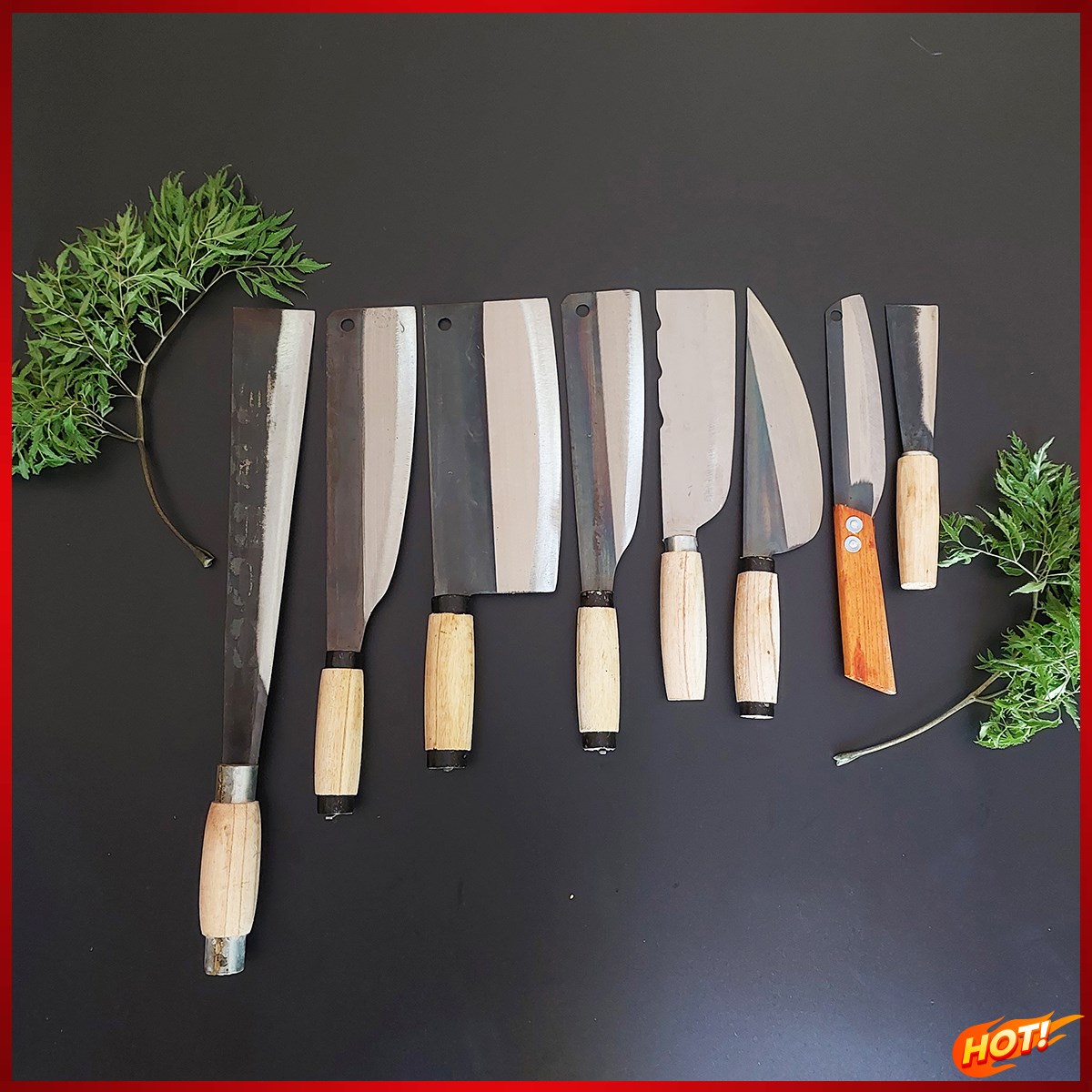 Bộ dao làm bếp giá rẻ đủ loại chặt thái lọc