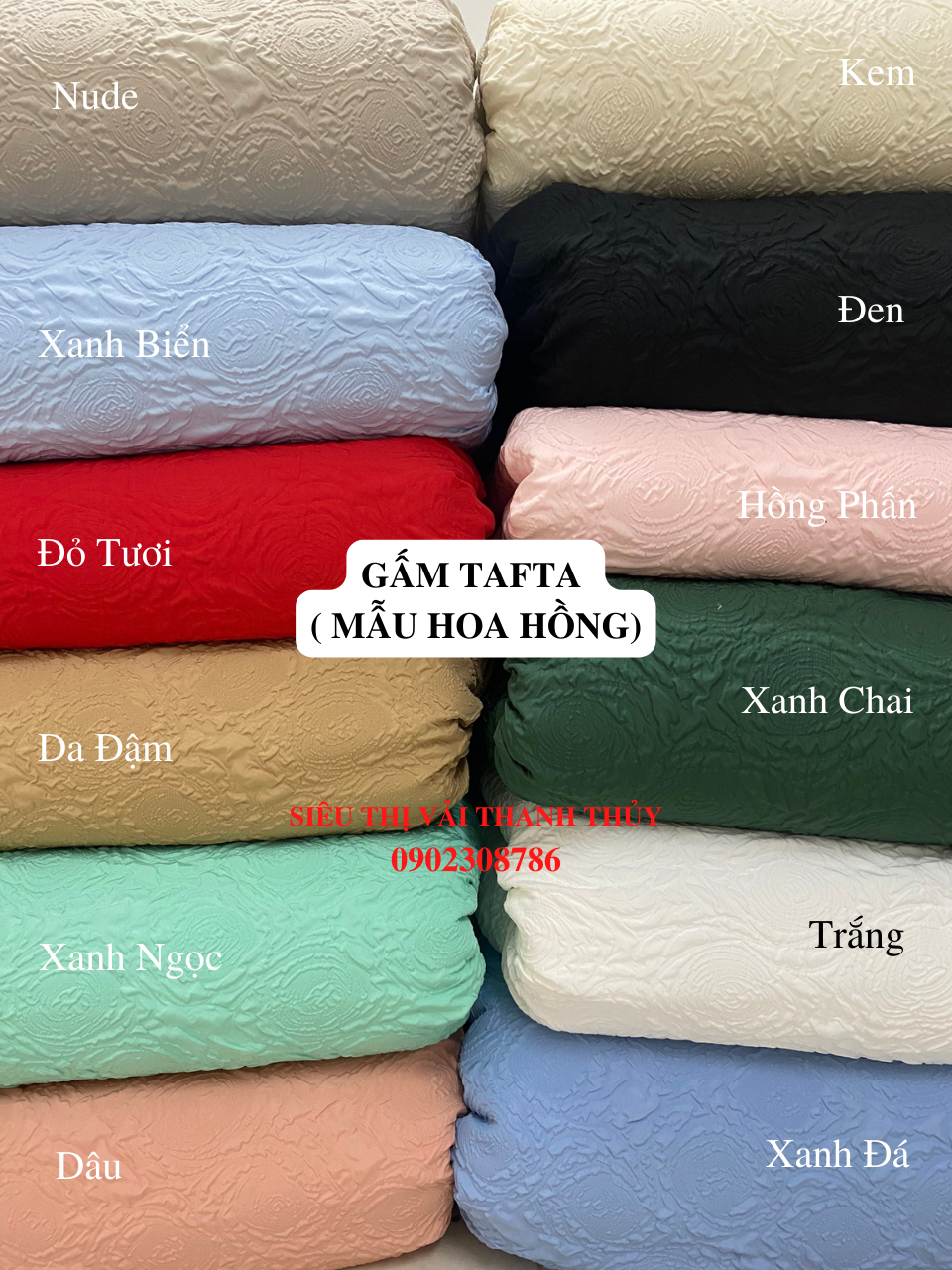 Gấm tafta 2 da