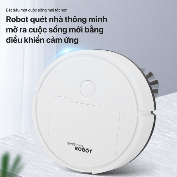 Robot Hút Bụi Sweepin, Robot Hút Bụi Xiaomi, Máy Hút Bụi Tự Động Tích Hợp Cảm Biến Thông Minh