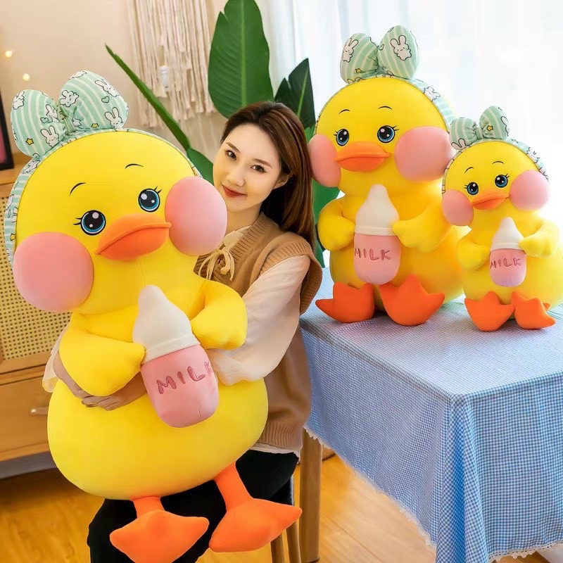 Gấu bông vịt má hồng, thú nhồi bông vịt má hồng