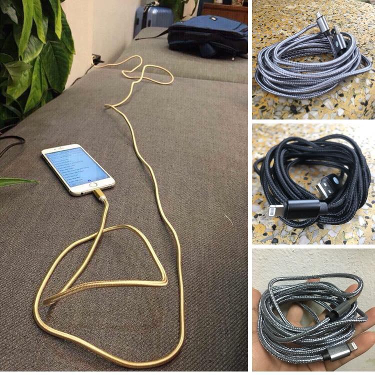 Cáp sạc dài 1m và 3m iphone android phụ kiện tai nghe cáp củ sạc