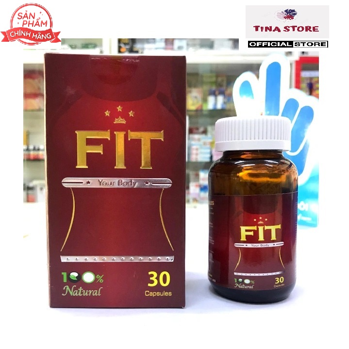 Viên uống giảm cân đẹp da fit slim usa - hộp 30 viên