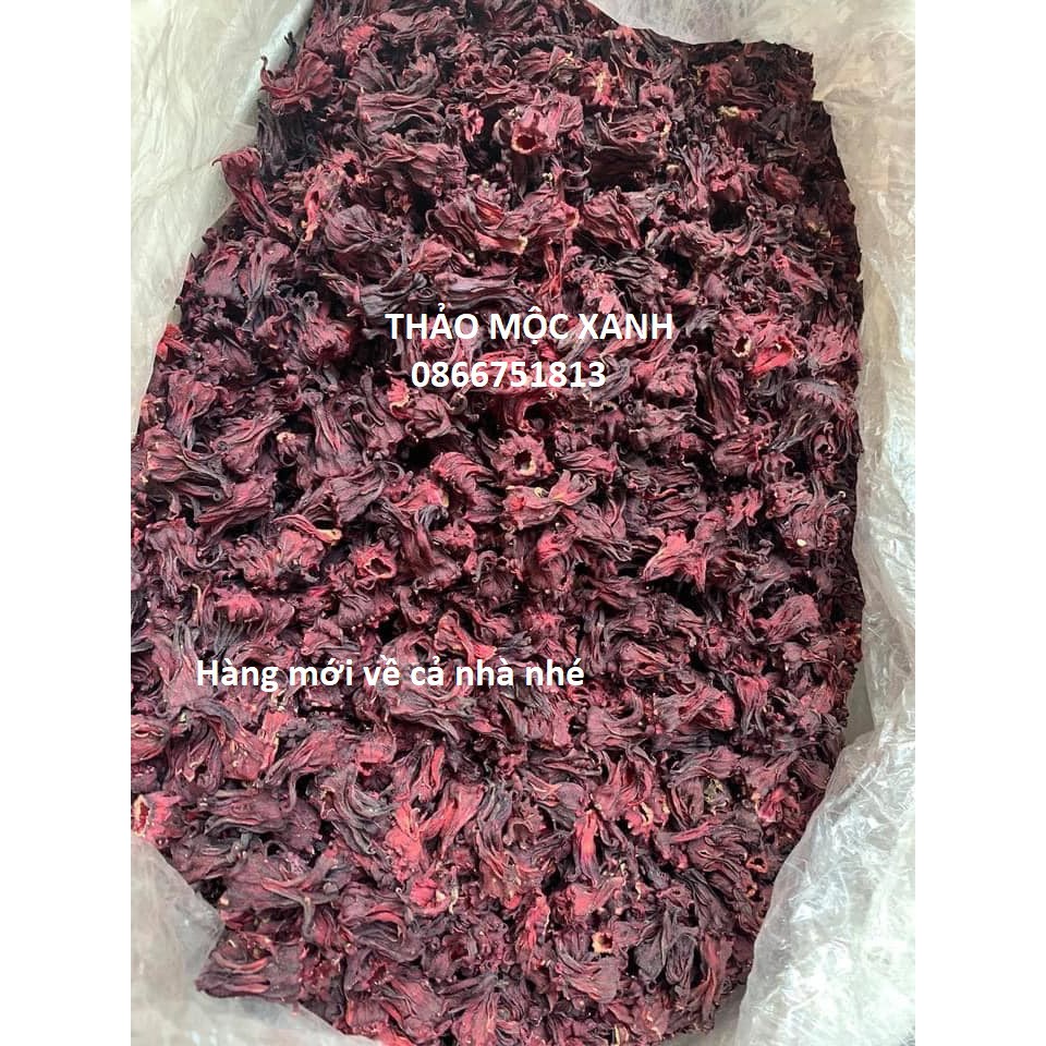 trà hoa dâm bụt (hibiscus, atiso đỏ) khô - 500g