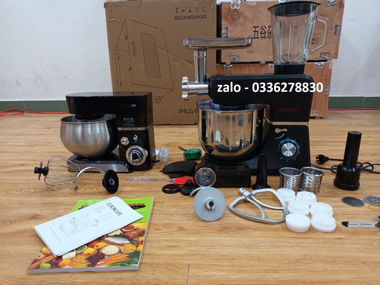 máy trộn bột COOKLEE 8L đa năng _ thương hiệu cao cấp đến từ ĐỨC công xuất 1500W