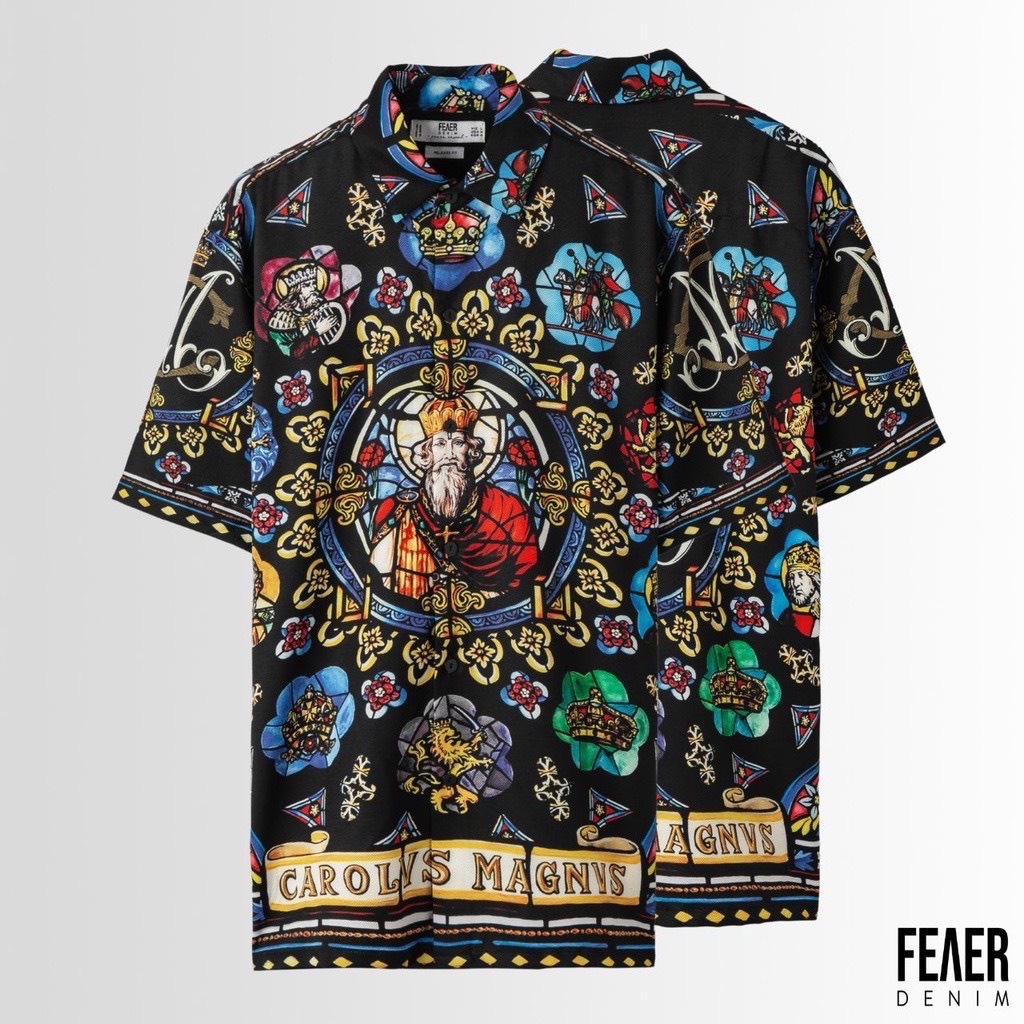 Áo sơ mi feaer denim chất thoáng khí nhẹ thoải mái vải lụa charles