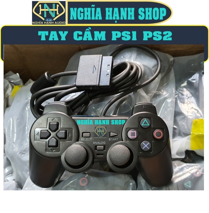 Tay cầm ps2 ps1 có dây - tay ps2 chữ a cao cấp - tay game ps2 - ps2 dualshock controller