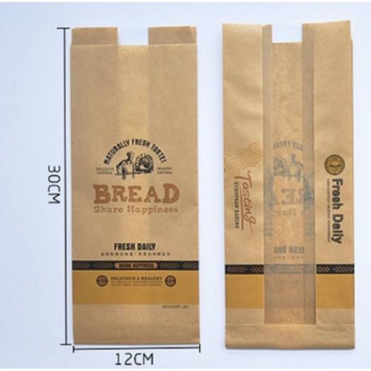 Set 10 túi bánh mì hoa cúc dọc