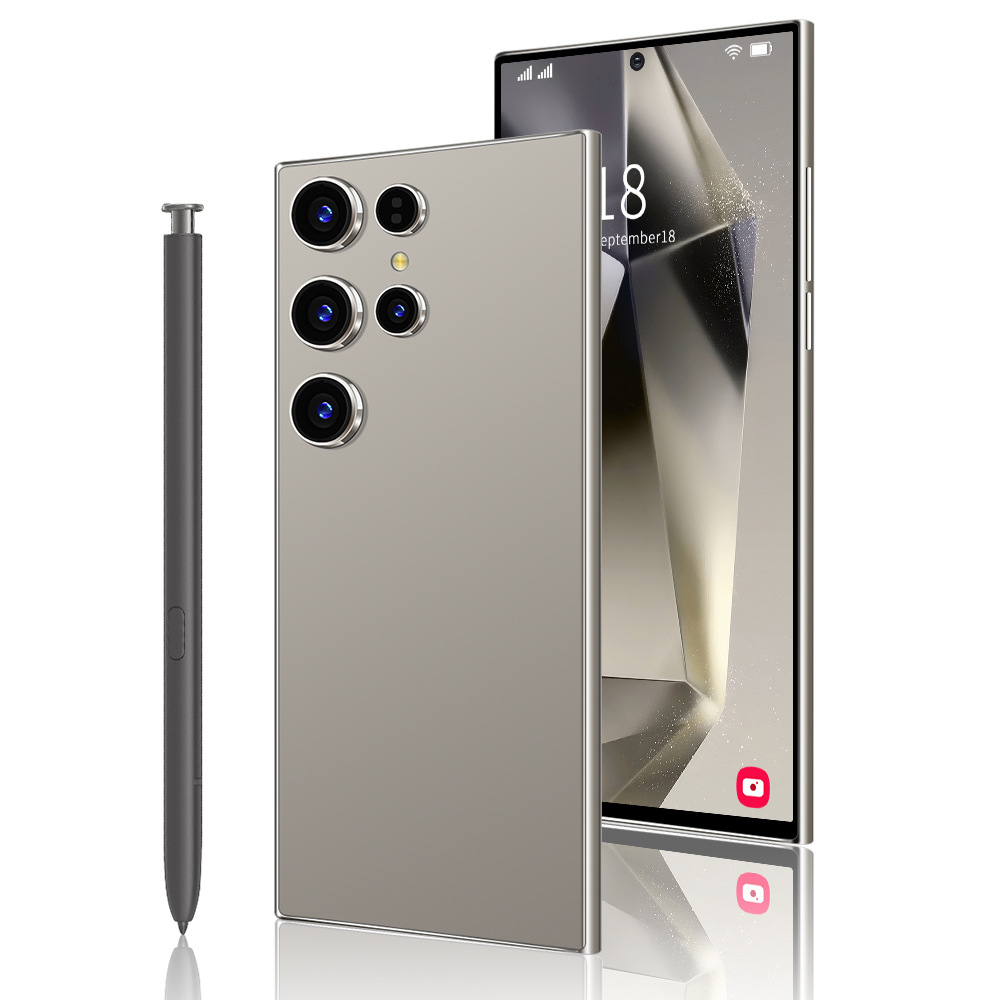 NEW S24 Ultra điện thoại thông minh 7.3 inch Android đt 3G/4G/5G giá rẻ 8GB/256GB HD Toàn màn hình điện thoại rẻ cho học sinh Hai SIM Với bút Dấu vân tay - 2