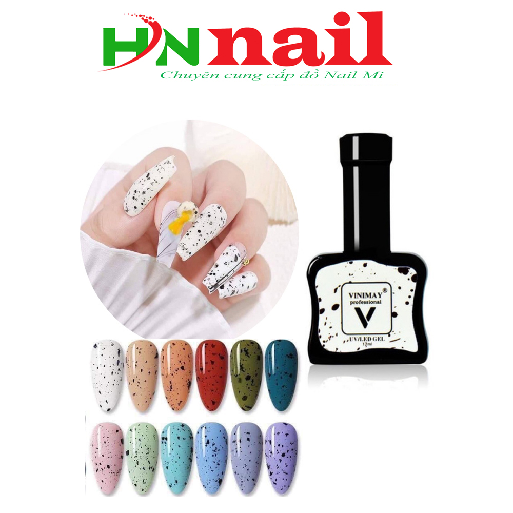 Sơn Móng Tay - Sơn Gel Chứng cút vinimay chai dùng chăm sóc trang trí móng làm đẹp nail shop Hnnail