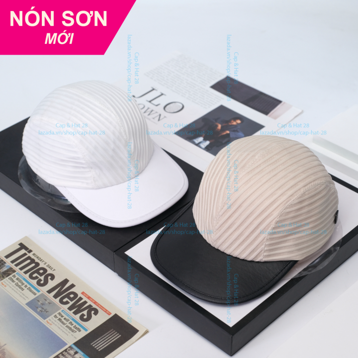 1 cặp 2 nón sơn kem kết mềm và trắng kết mềm chính hãng hàng chuẩn tem 7 màu cao cấp mới/ nón kết sơn