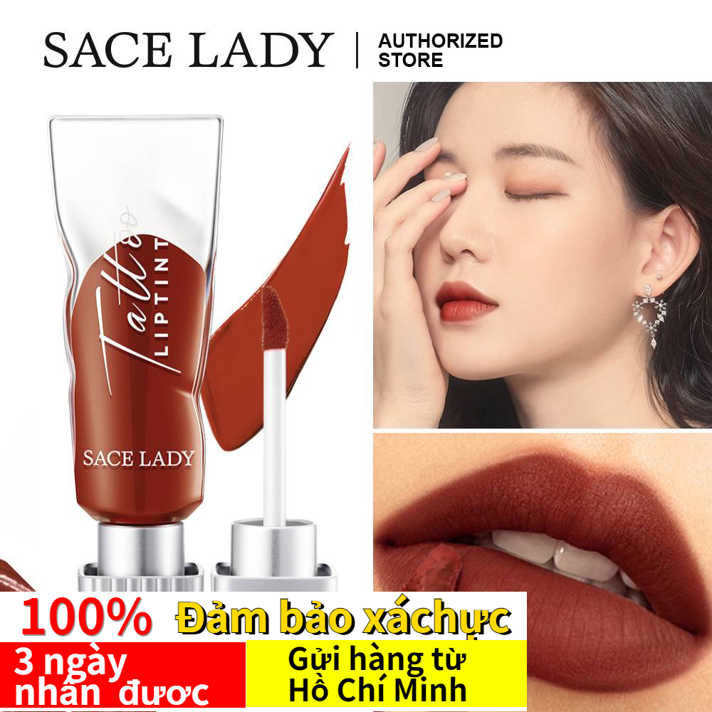 SACE LADY Nude Brown Matte Lip Tint Waterproof Kissproof Rich Pigmented Smooth Lip Makeup