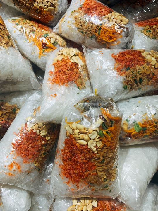 1 bịch bánh tráng trộn thập cẩm nước sốt me ĐỂ RIÊNG ĐÓNG BỊCH ZIP